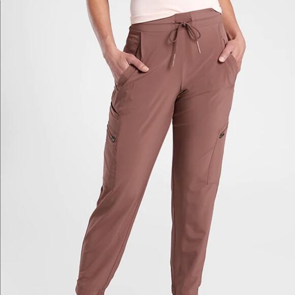 athleta venture jogger pant loungewear mauve - Picture 1 of 10